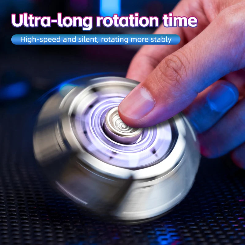 Compact Hand Spinner Fidget Toy for Stress Relief
