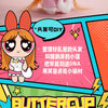 A collectible figure of Blossom from The Powerpuff Girls, featuring orange hair and pink attire.