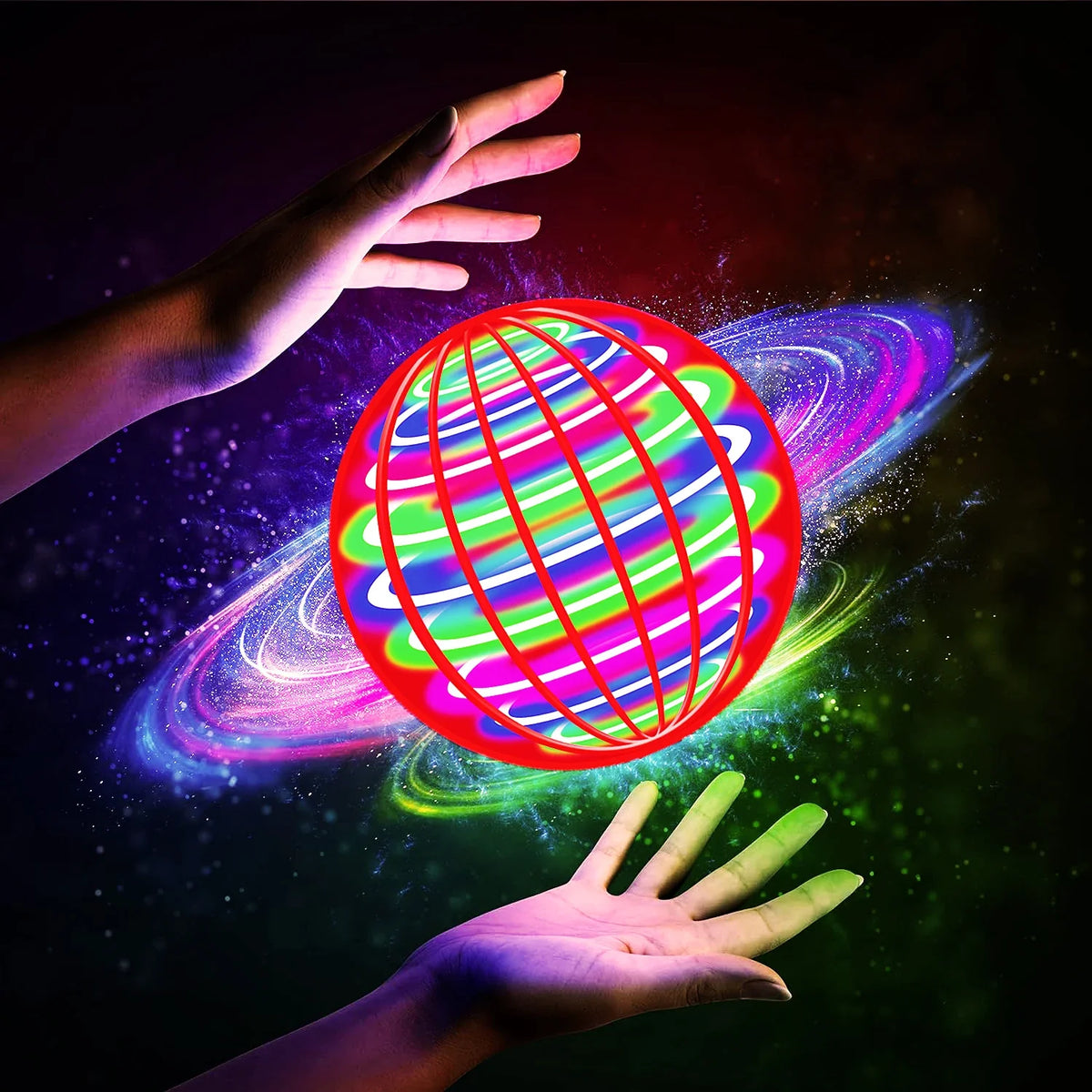 Flying Spinner UFO Ball with LED Lights