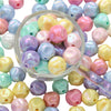 Galaxy Acrylic Beads for Jewelry Making – Round Spacer Beads in Candy Colors