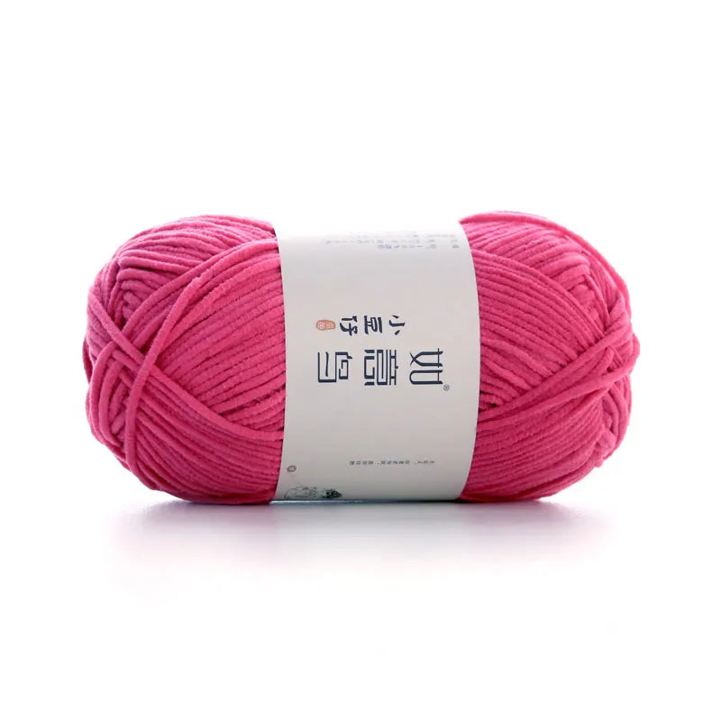 Soft Chenille Yarn for Crochet and Knitting