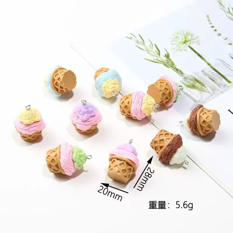 DIY sunflower charms for jewelry making in various pastel colors and textures