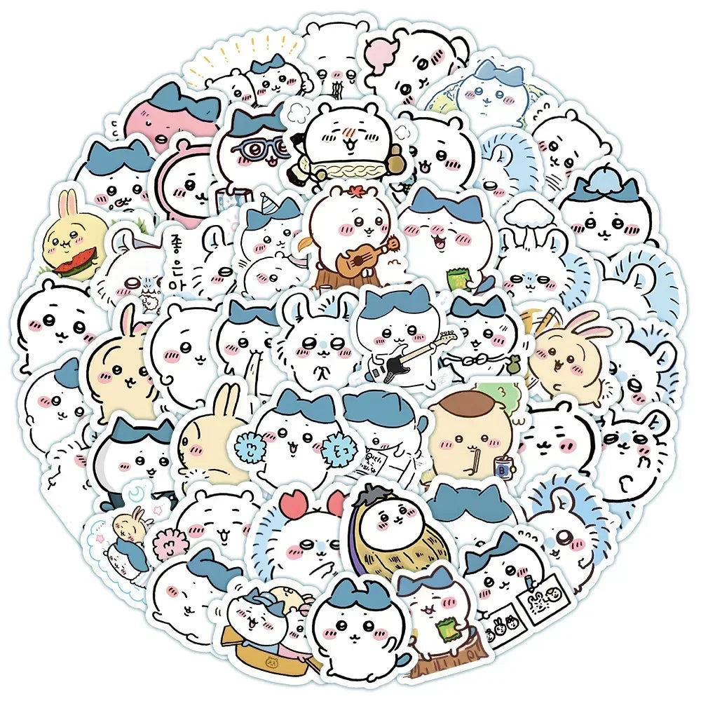 Cute Chiikawa Sticker Pack - Waterproof Vinyl Decals for DIY Crafts