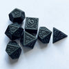 Vintage Retro Polyhedral Dice Set for Tabletop RPG Gaming