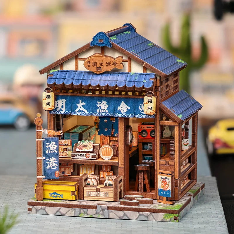 Japanese Mini Store Book Nook DIY Kit