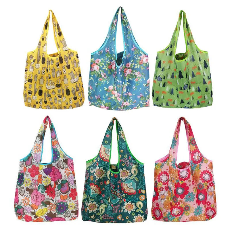 Foldable Heavy-Duty Reusable Shopping Tote