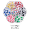 A collection of self-adhesive googly eyes in various colors and sizes, packaged for DIY crafts.