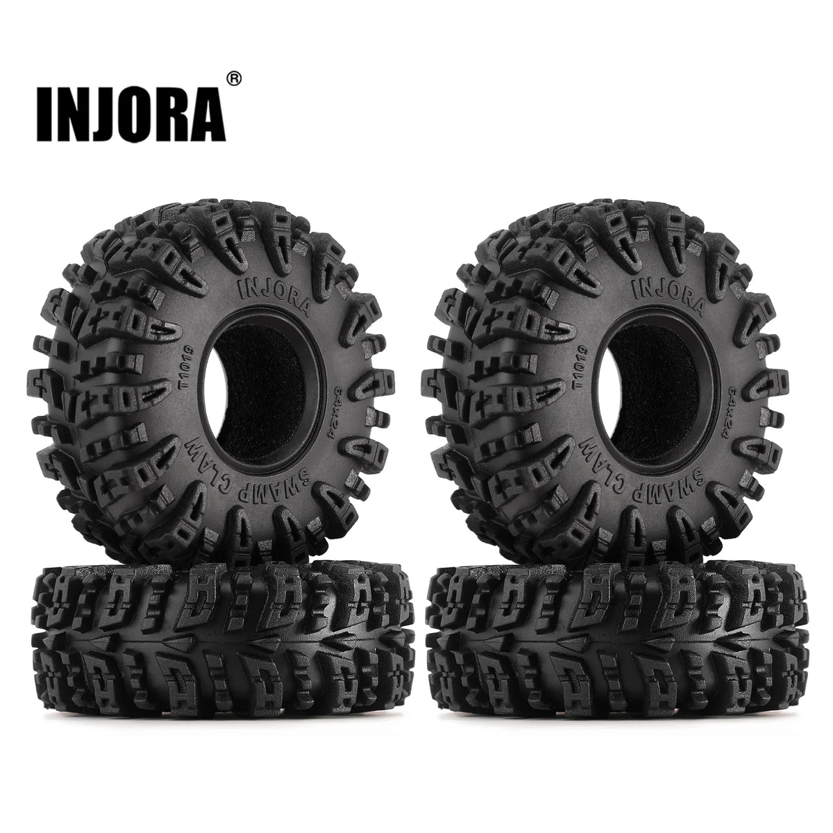 Swamp Claw 1.0" RC Crawler Tires (64mm) for 1/18 & 1/24 Scale Trucks