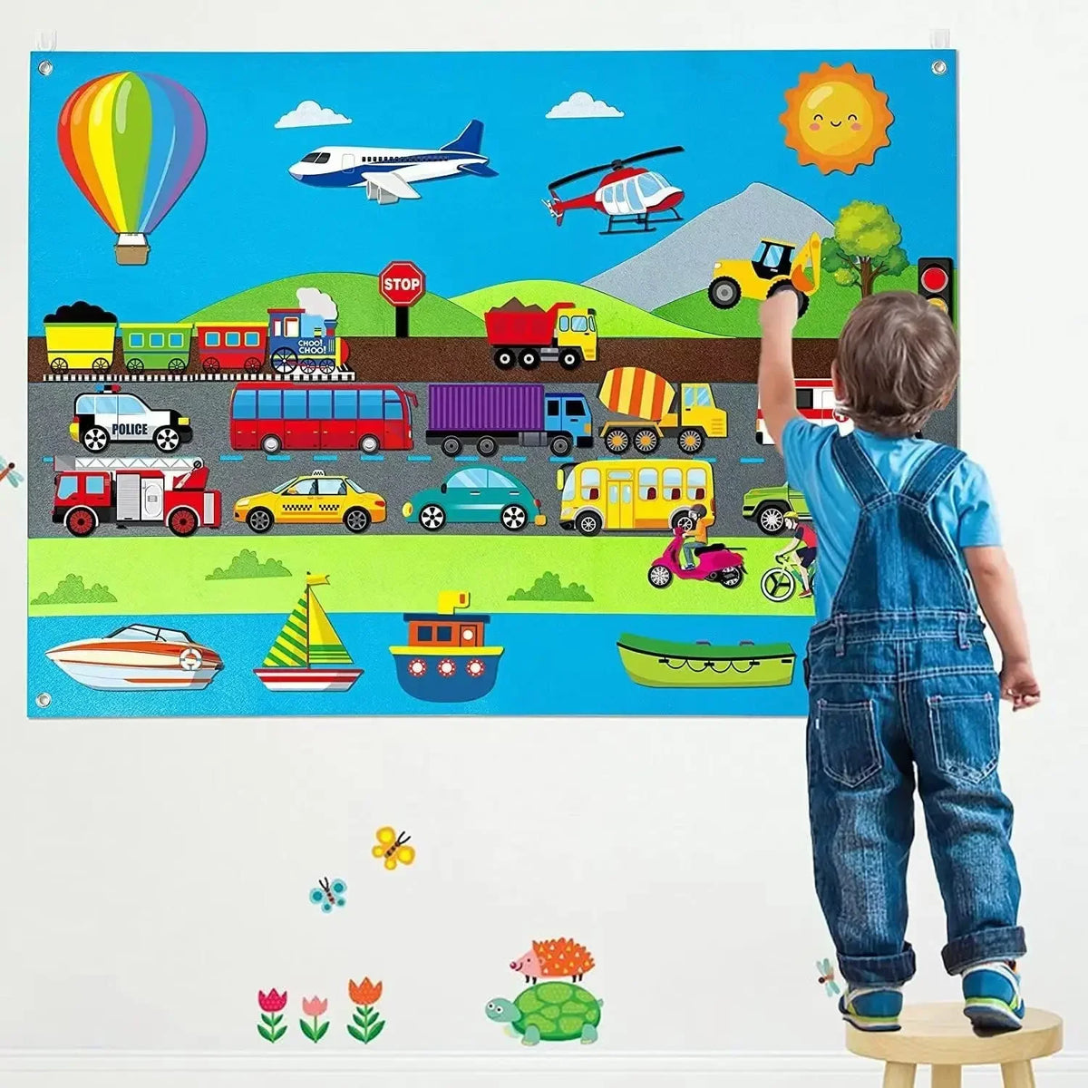 Farm Animals Felt Story Board Set for Early Learning
