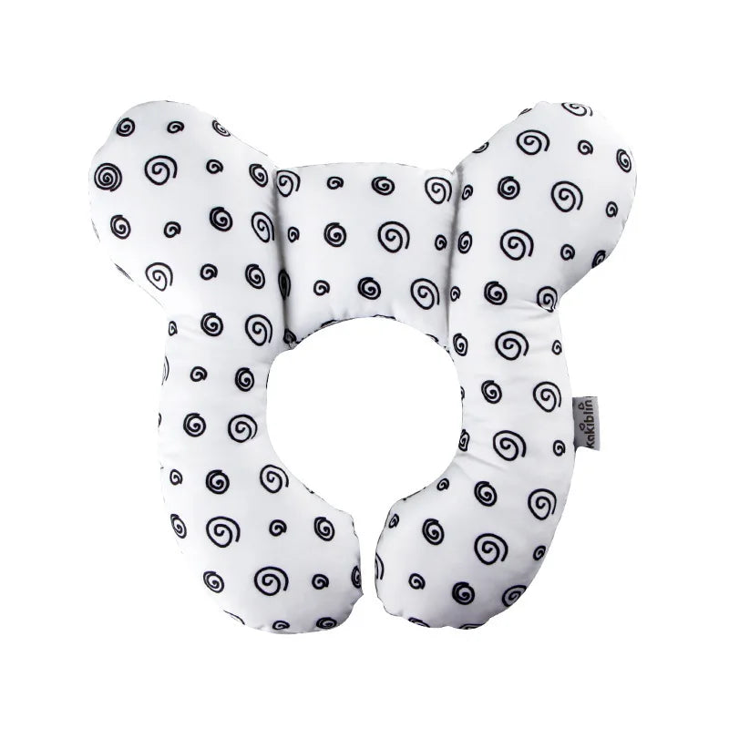 Soft U-Shaped Baby Head and Neck Support Pillow for Car Seat Travel