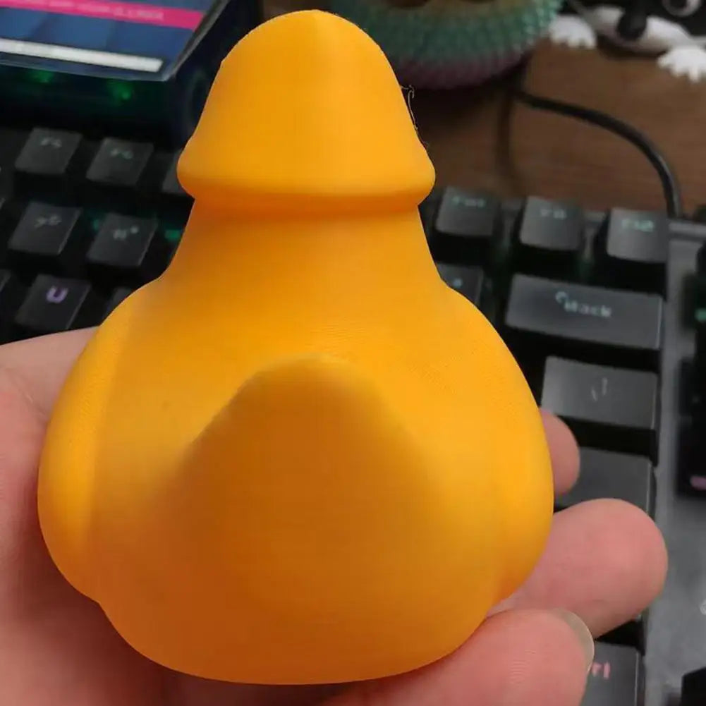 Funny Duck Prank Figurine for Desk Decor