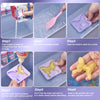 Step-by-step instructions for making magic water elf craft molds using water sprite solution and ice.