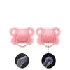 Silicone Baby Pacifier with Flower Design and Protective Cover