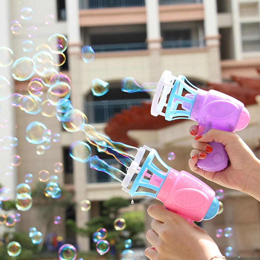 2-in-1 Automatic Bubble Machine for Kids – Indoor & Outdoor Party Toy
