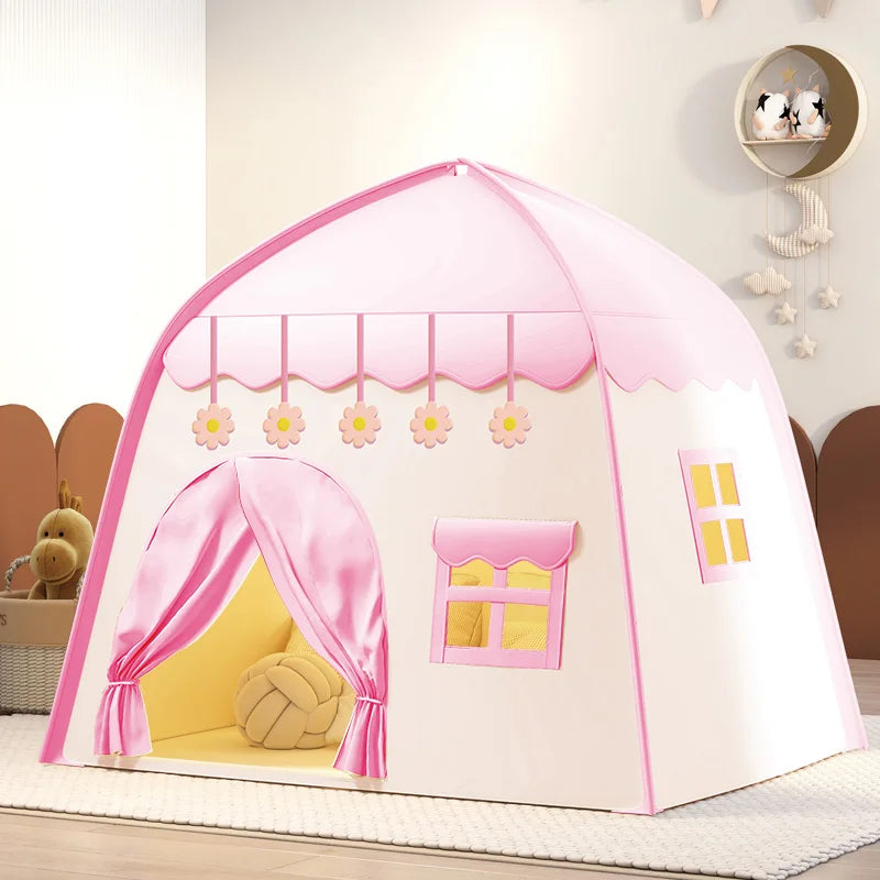Princess Castle Play Tent with Floral Design