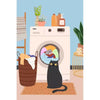 Black Cat & Plant Paint by Numbers Kit