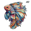 Wooden Animal Jigsaw Puzzle for Kids and Adults