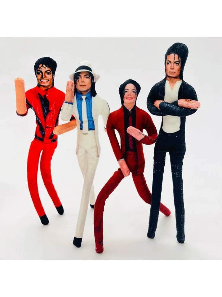 Michael Jackson Bendable Plush Doll – Poseable Collectible Figure