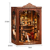 DIY Wooden Book Nook Kit — Miniature Dollhouse 3D Puzzle Bookend
