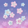 Cherry Blossom Embroidered Patches for DIY Decoration
