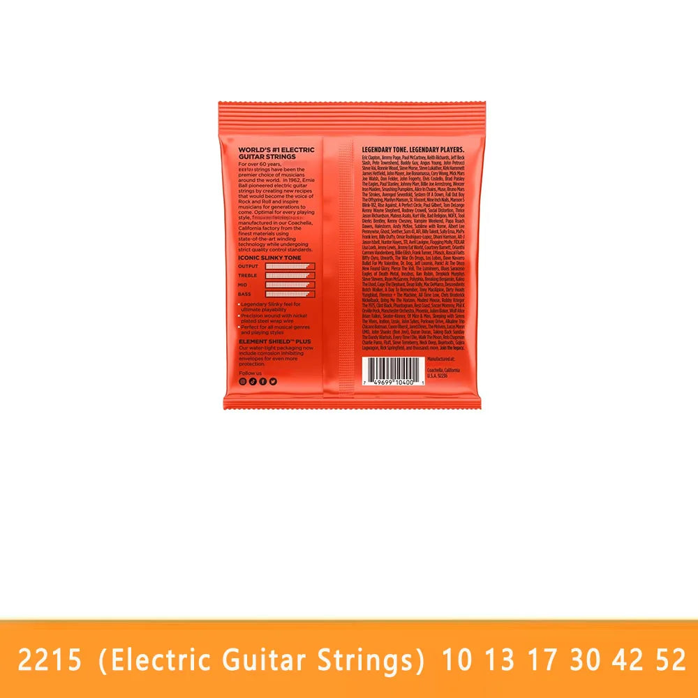 Box of Legendary Tone electric guitar strings in orange packaging