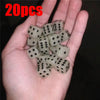 Glow-in-the-Dark Acrylic Dice Set for Games and Parties