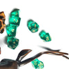 Translucent Green Polyhedral Dice Set (7-Piece)