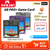 GB PRO+ Game Card featuring a FlashMaster cartridge and an 8GB SD card with extra games included