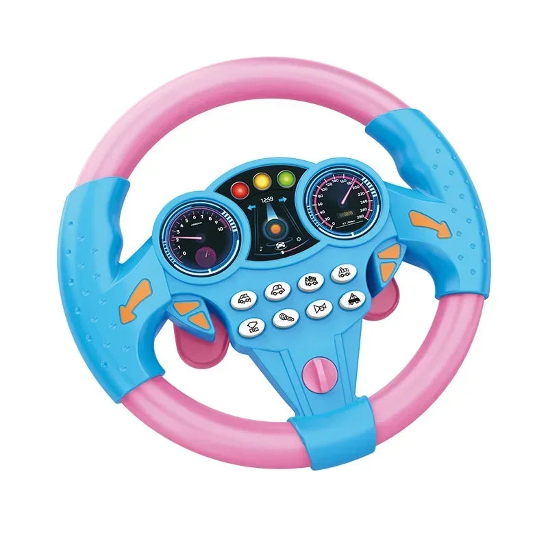 Interactive Steering Wheel Toy with Lights & Sounds for Toddlers