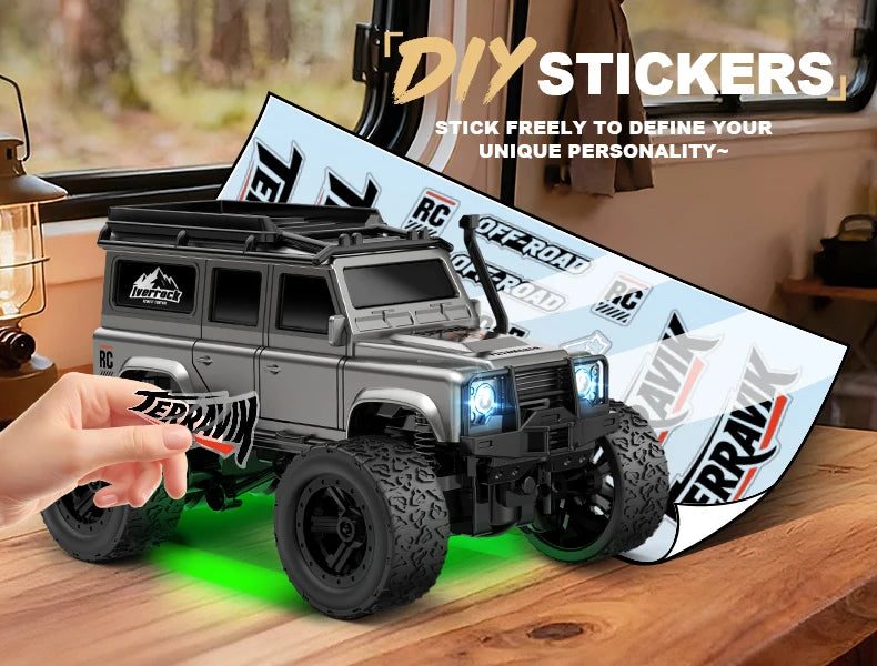 Mini Remote Control Climbing Car with Trailer