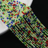 2mm Austrian Crystal Spacer Beads – White AB Finish