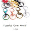 A set of 5 stainless steel magnetic clasps for jewelry making in various gold and silver colors.