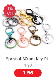 A set of 5 stainless steel magnetic clasps for jewelry making in various gold and silver colors.