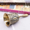 Classic Brass Hand Bell for Service, Weddings & Home Decor