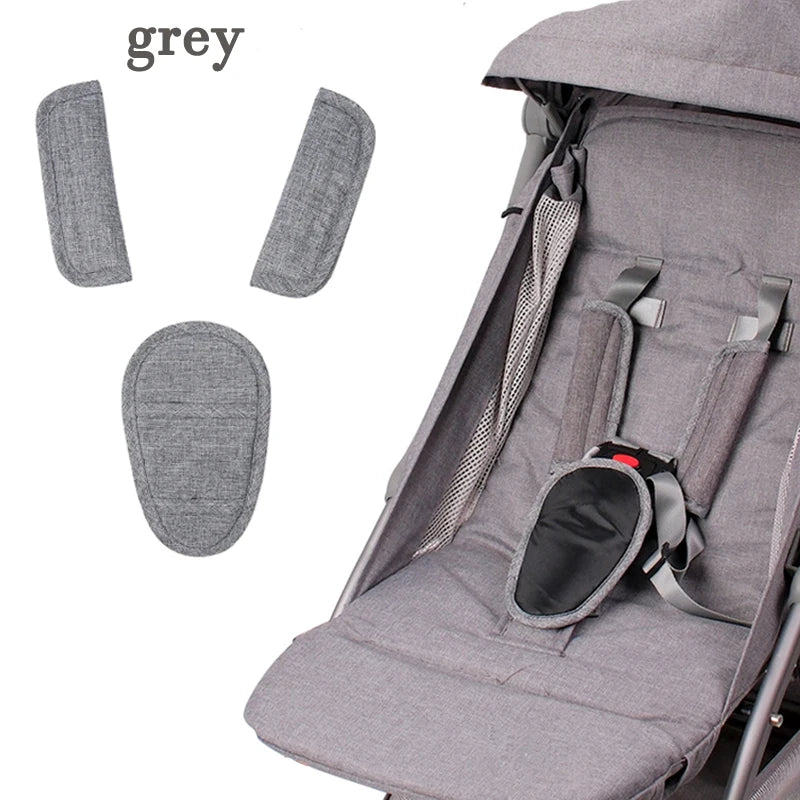 Universal Stroller Shoulder Strap Covers – Soft Cushioned Safety Belt Pads