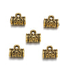 100-Piece Metal Bead Bails for Jewelry Making