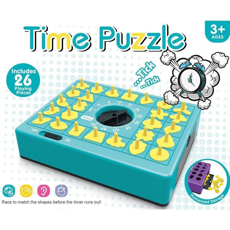 Matching Pop-Up Puzzle Game with Timer for Kids