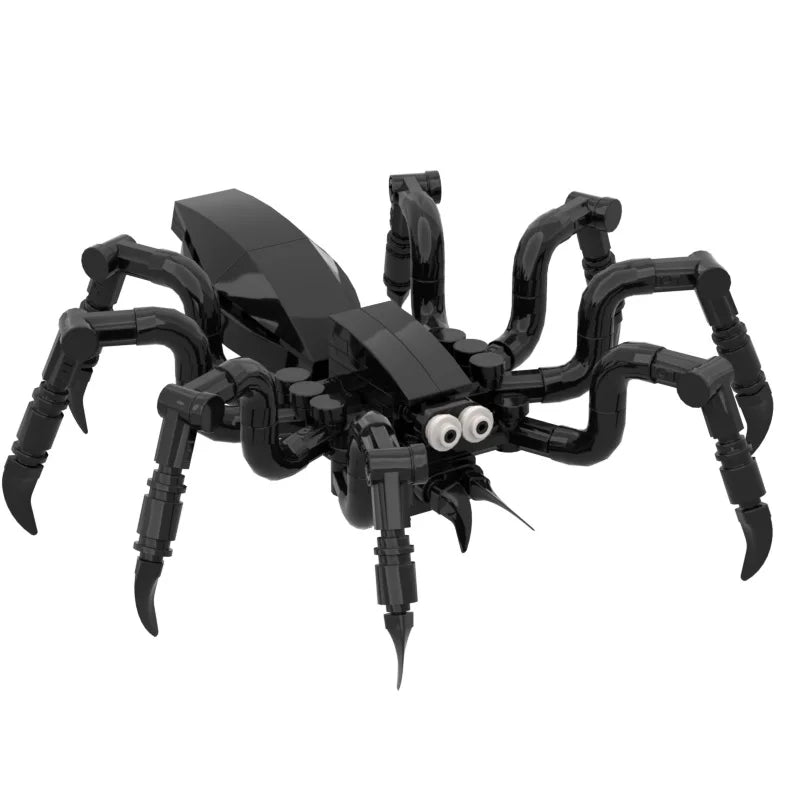 Building Block Kit: Black Spider Model