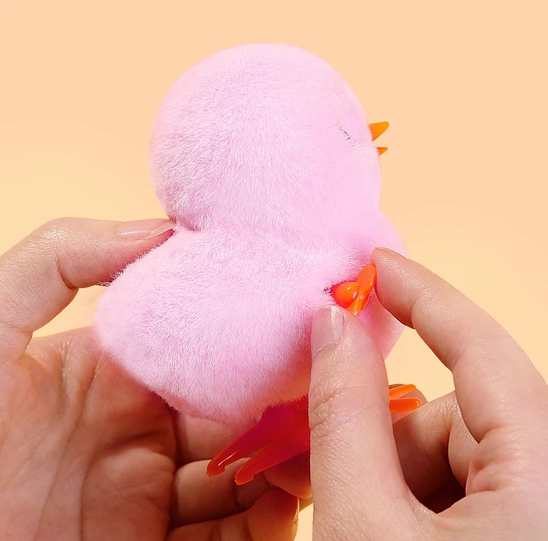 Wind-Up Walking Chick Plush Toy