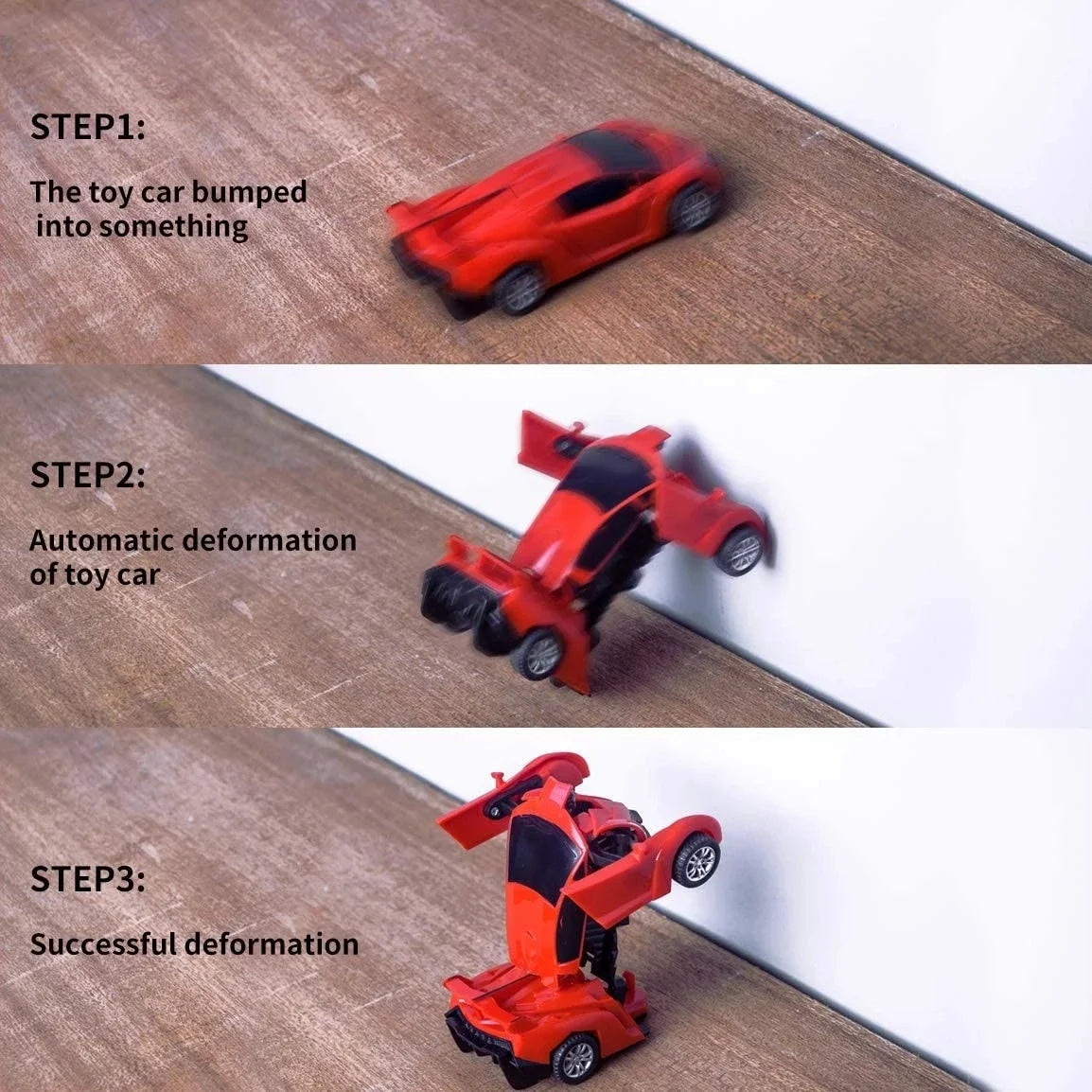 2-in-1 Transforming Robot Car Toy
