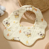 6-Layer Cotton Gauze Baby Bibs (3-Pack)