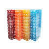 Multicolor Transparent Acrylic Dice Set – 100 Pieces