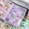 Kawaii Japanese Retro Sticker Book for Scrapbooking & DIY