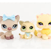 Realistic Mini Animal Figurine Set - Dogs, Cats & Fox