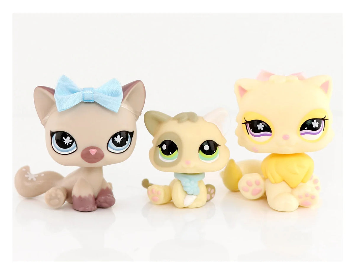 Realistic Mini Animal Figurine Set - Dogs, Cats & Fox