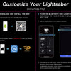 Darth Vader Neo Pixel Lightsaber with Metal Hilt