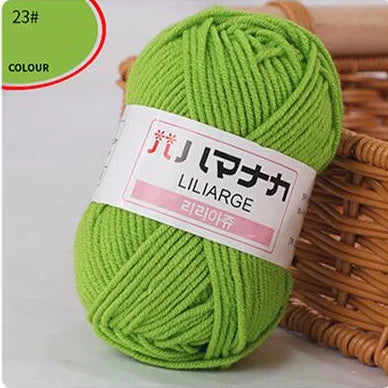 Milk Cotton Chenille Yarn for Soft Baby Knitting & Crochet