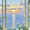 Sea Landscape Diamond Painting Kit — Full Drill, Wall Art