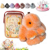 Plush Bunny Keychain Charm