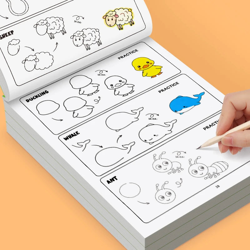 Learn to Draw Animals – 96 Step-by-Step Tutorials for All Ages